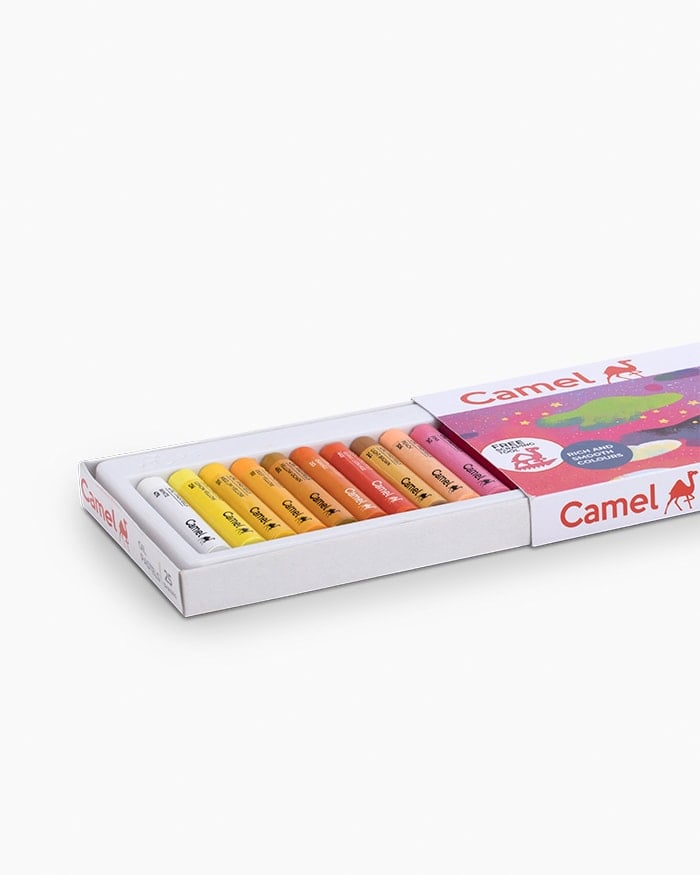 Camel Student Oil Pastels: Assorted Carton Pack of 25 Shades