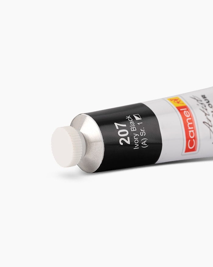 Camel Artist Oil Colour Individual tube of Ivory Black in 40 ml