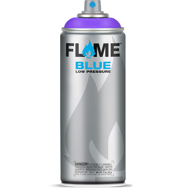 Flame Blue Low Pressure Acrylic Grape Colour Graffiti Spray Paint - FB 408 (400ml)