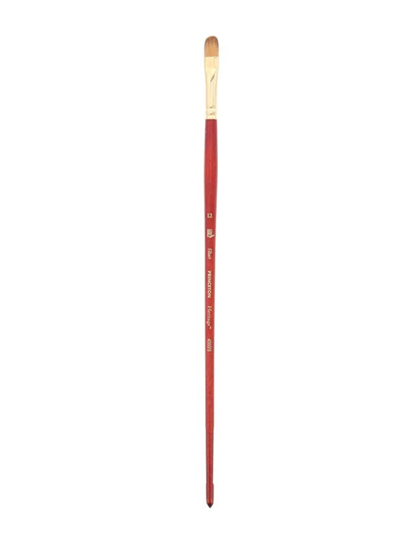 Princeton Heritage Long Handle Filbert Paint Brush (Size-12)