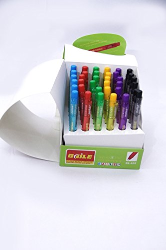 Baile Clutch Eraser Set of 12 with 1 Pack Eraser Refill Free