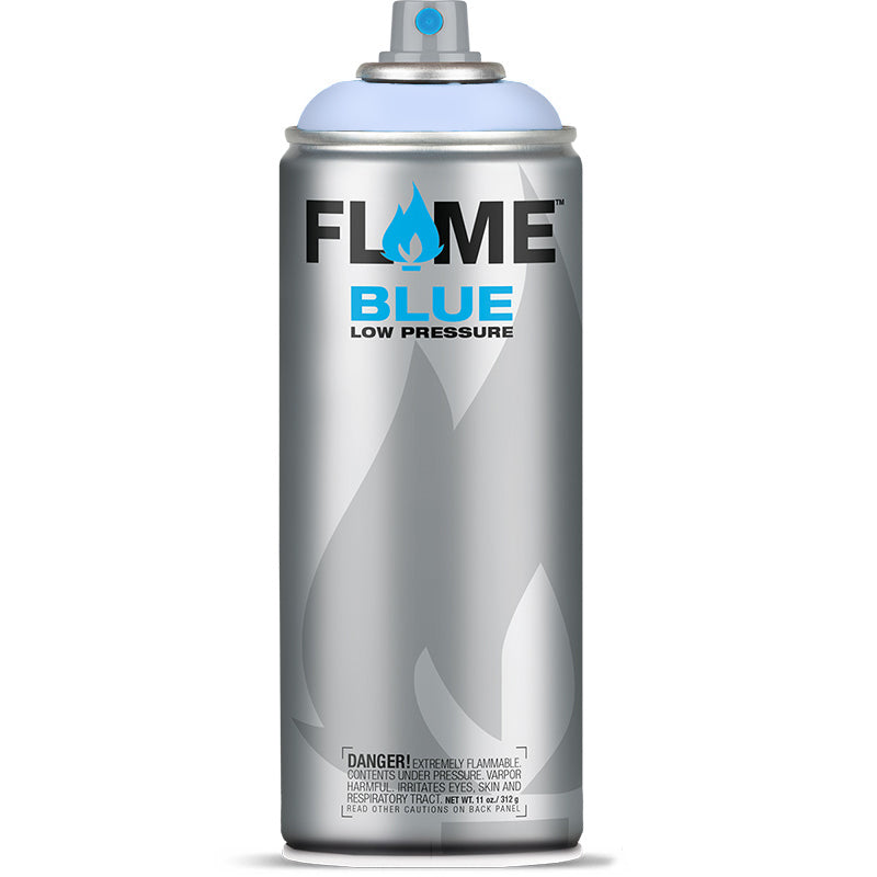Flame Blue Low Pressure Acrylic Viola Pastel Colour Graffiti Spray Paint - FB 414 (400ml)