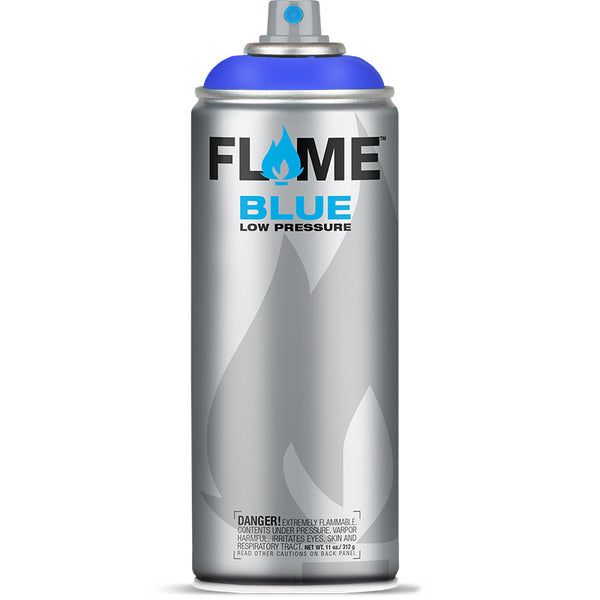 Flame Blue Low Pressure Acrylic Viola Colour Graffiti Spray Paint - FB 418 (400ml)