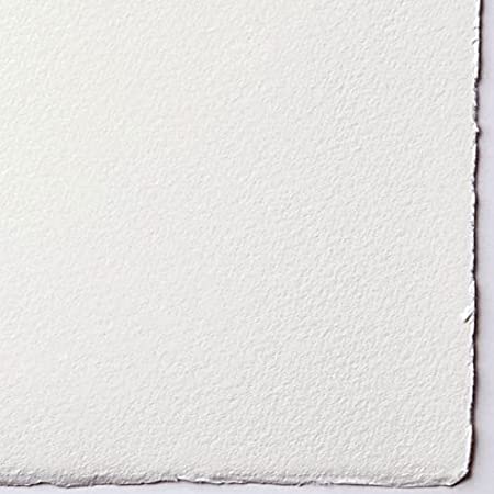 Somerset St Cuthberts Mill Velvet White (4 Deckle Edges) 250 GSM, 560x760mm (22" x 30") Pack of 10
