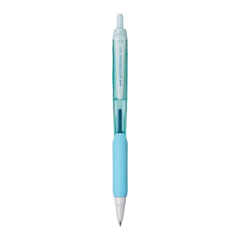 Uniball Jetstream SXN-101FL-07 Roller Ball Pen (Sky Blue Body, Blue Ink, Pack of 2)