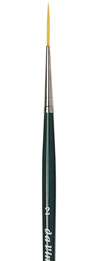 Da Vinci Brushes Nova Series 1270 Lettering/Liner Brush, Medium Pointed Synthetic, Size (2)