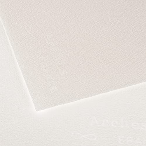 Arches Watercolour 185 GSM Cold Pressed Natural White Imperial Size (56 x76 cm OR 22 x29.9 inches) Paper Sheets, 10 Sheets