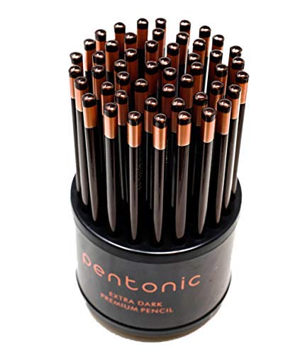 LINC Pentonic Extra Dark Premium Pencil, Pack of 50 Pcs