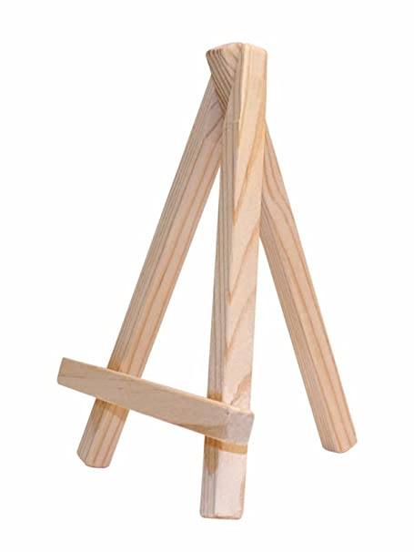 Natural Wooden Tabletop Easels (6 Inch, Pack of 2)