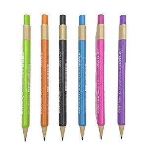 Baile 0.7mm automatic pencils mechanical pencil propelling pencil 0.7mm auto pencil Drawing pen COLOUR MAY VERY PACK OF (5)