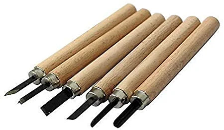 ASINT Wood Carving Tool Set of 6 pcs for Professionals, Carpenters and Hobbyists
