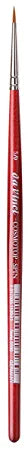 da Vinci Watercolor Series 5580 Cosmotop Spin Paint Brush, Round Synthetic with Red Handle size 5/0