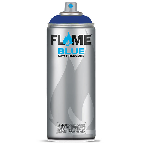 Flame Blue Low Pressure Acrylic Viola Dark Colour Graffiti Spray Paint - FB 420 (400ml)