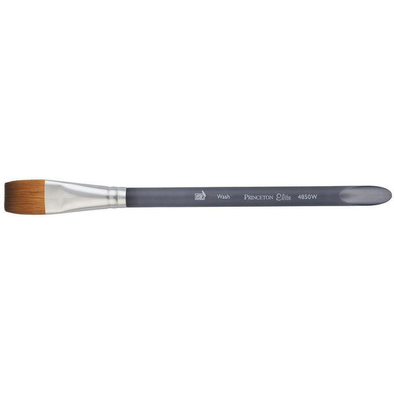Princeton Series 4850 Elite ™ Synthetic Kolinsky Sable Brush - Wash - Short Handle - Size: 1/2"