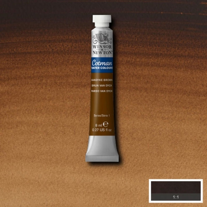 Winsor & Newton Cotman Water Colour 8ML VANDYKE BROWN