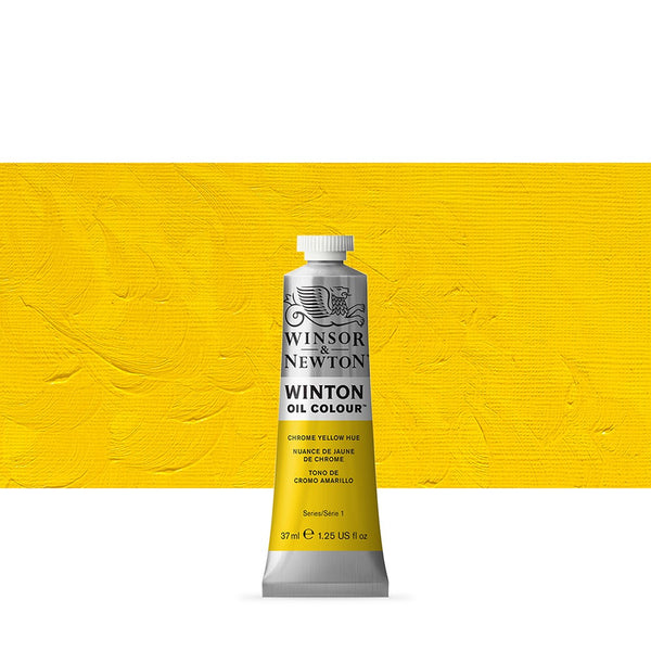 Winsor & Newton Winton Oil Colour Tube, 37ml, Chrome Yellow Hue