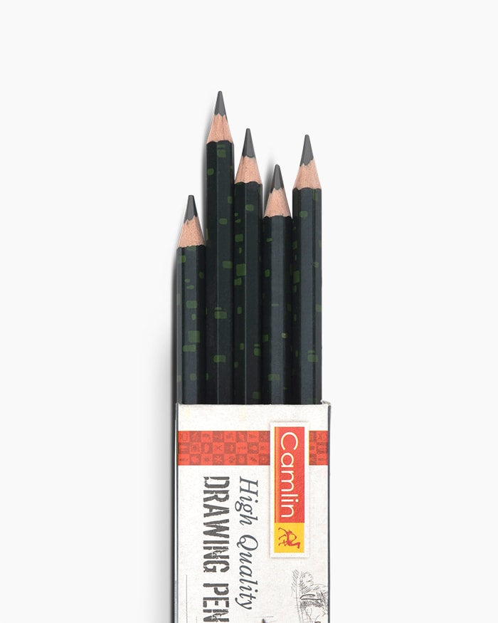 Camlin Drawing Pencils- Pack of 10 Pencils, 8B