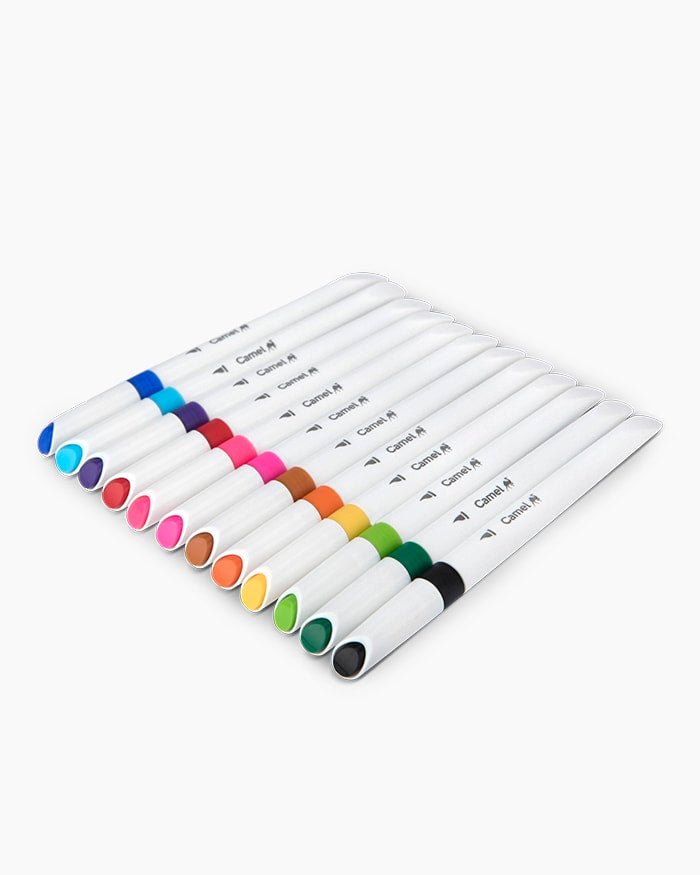 Camel Brush Pens- Assorted Pack of 12 Shades