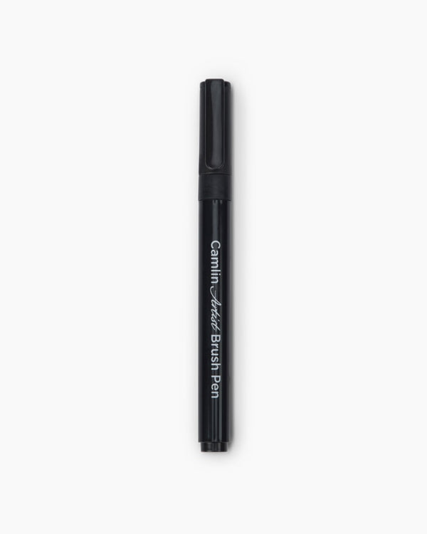 Camlin Artist Brush Pens- Individual Brush Pen in Black