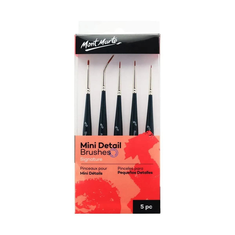 Mont Marte Mini Detail Brush Set of 5