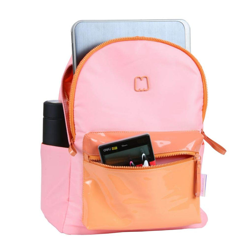 Linc Marshmallow Duo Vinil Pink 16.5 Inch Casual Backpack - 63506