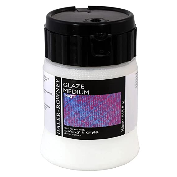 Daler-Rowney Acrylic Glaze Medium Matt (250ml) Pack of 1