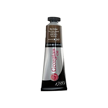 Daler-Rowney Georgian Oil Colour Metal Tube (225ml, Raw Umber-247) Pack of 1