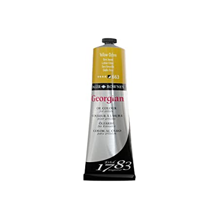 Daler-Rowney Georgian Oil Colour Metal Tube (225ml, Yellow Ochre-663) Pack of 1