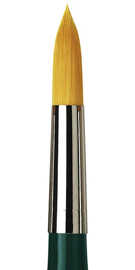 Davinci Nova Water Colour Brush Golden Synthetic Hair 1570 . Size 20