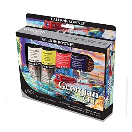 Daler-Rowney Georgian Oil Colour Mixing Set (5x75ml , Multicolor-450)