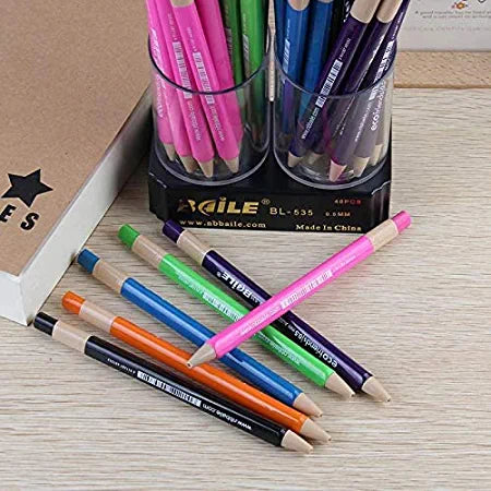 Baile 0.7mm automatic pencils mechanical pencil propelling pencil 0.7mm auto pencil Drawing pen COLOUR MAY VERY PACK OF (15)