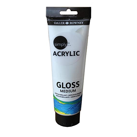 Daler-Rowney Simply Acrylic Gloss Medium (250ml) Pack of 1