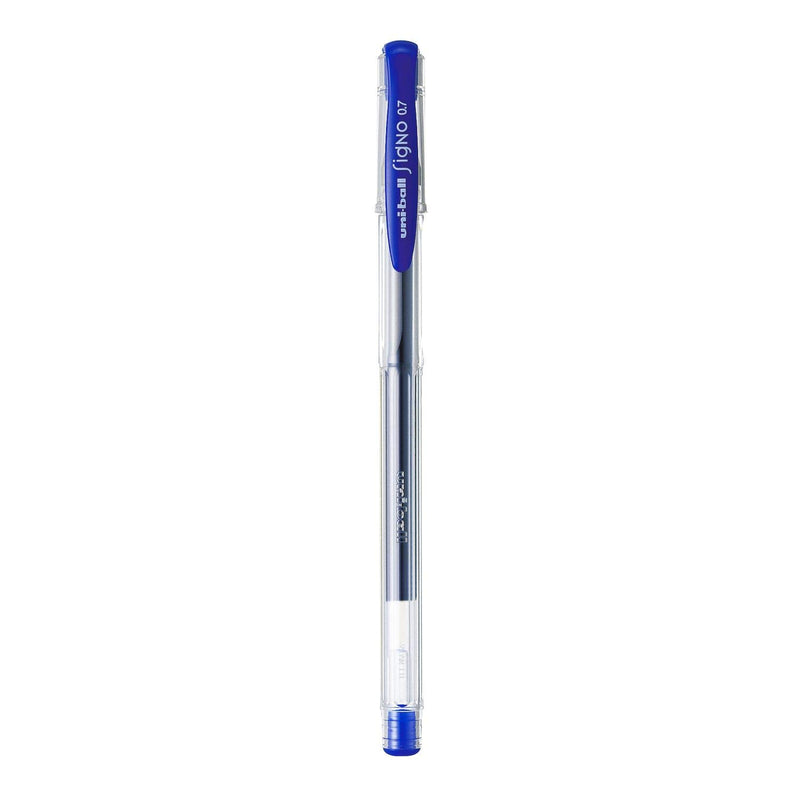 Uniball SIGNO UM-100 Gel Pen (Blue Ink, Pack of 2)