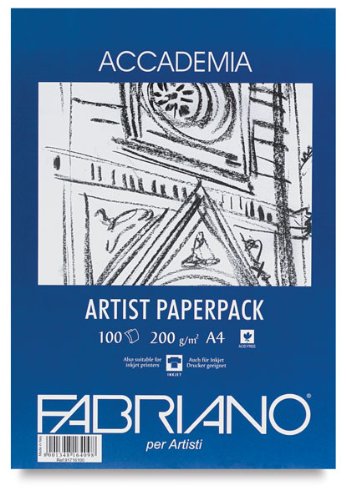 Fabriano Accademia Drawing Artists Paperpack 200 GSM A4 Pack of 100