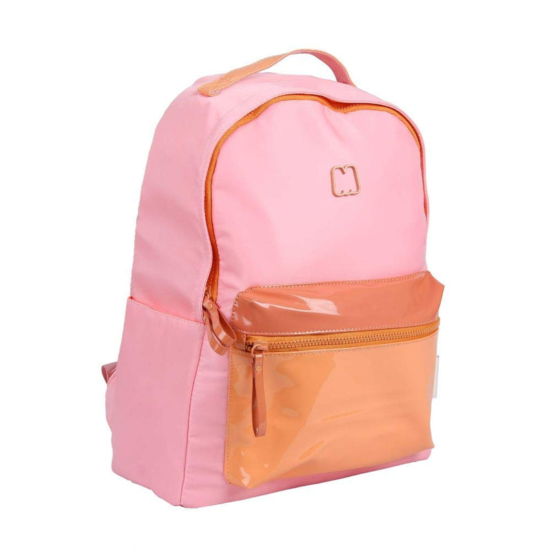 Linc Marshmallow Duo Vinil Pink 16.5 Inch Casual Backpack - 63506