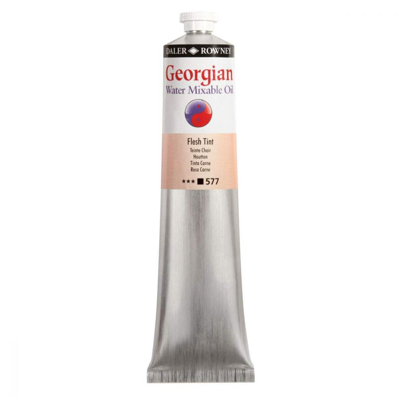 Daler-Rowney Georgian Water Mixable Oil Colour Metal Tube (200ml, Flesh Tint-577) Pack of 1