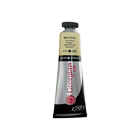 Daler-Rowney Georgian Oil Colour Metal Tube (38ml, Naples Yellow-635, Pack of 1)