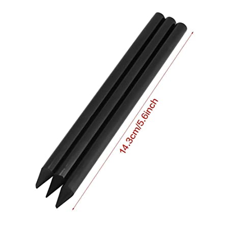 Worison Professional Woodless Charcoal Pencils, 3 Piece.Soft, Medium and Hard