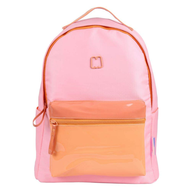 Linc Marshmallow Duo Vinil Pink 16.5 Inch Casual Backpack - 63506