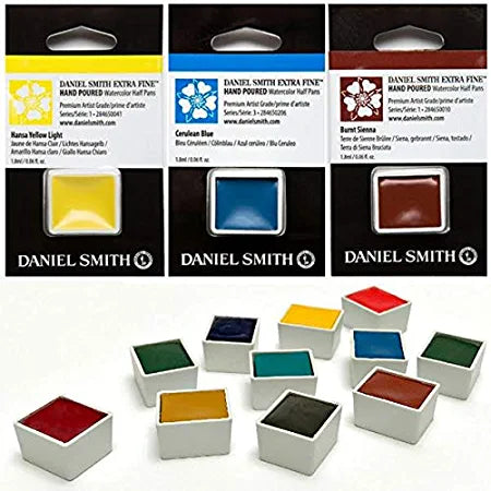 DANIEL SMITH Extra Fine Hand Poured Watercolor Half Pans (Bronzite Genuine)