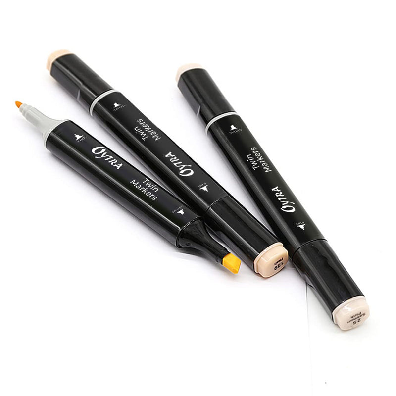 OYTRA 12 Dual tip marker Nib Sketch Pens - Alcohol  
