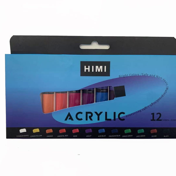 Arteza ARTEZA Watercolor Paint, Set of 12 Colors/Tubes, 12 x 12ml/0.4 oz  with Storage Box, Rich Pigments, Vibrant and Non Toxic