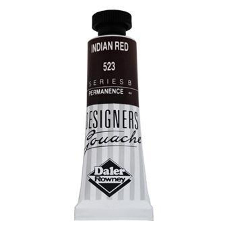 Daler Rowney Designers Gouache 15ml Indian Red (Pack of 1)
