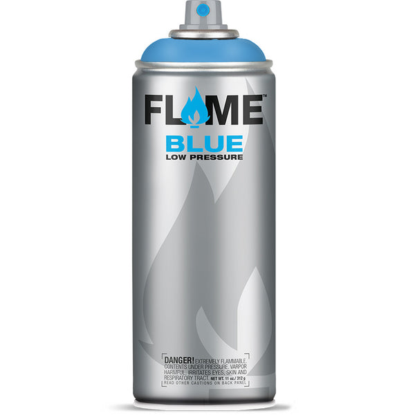 Flame Blue Low Pressure Acrylic Denim Blue Colour Graffiti Spray Paint - FB 528 (400ml)
