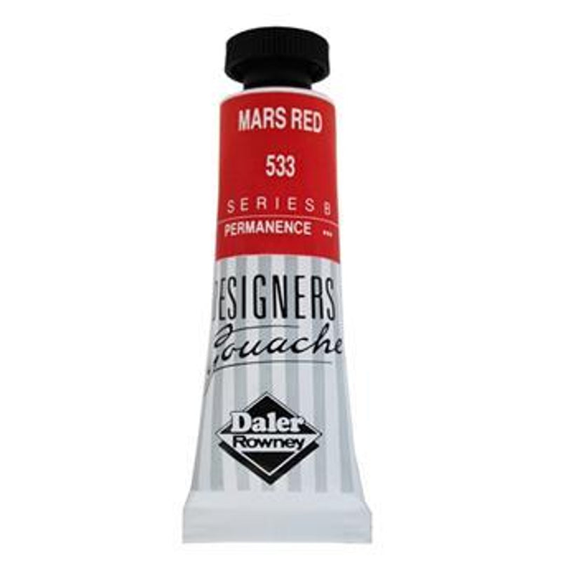 Daler Rowney Designers Gouache 15ml Mars Red (Pack of 1)