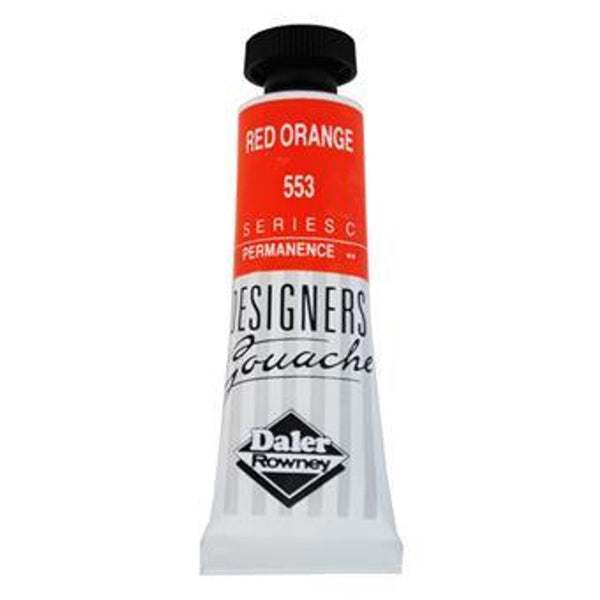 Daler Rowney Designers Gouache 15ml Red Orange (Pack of 1)