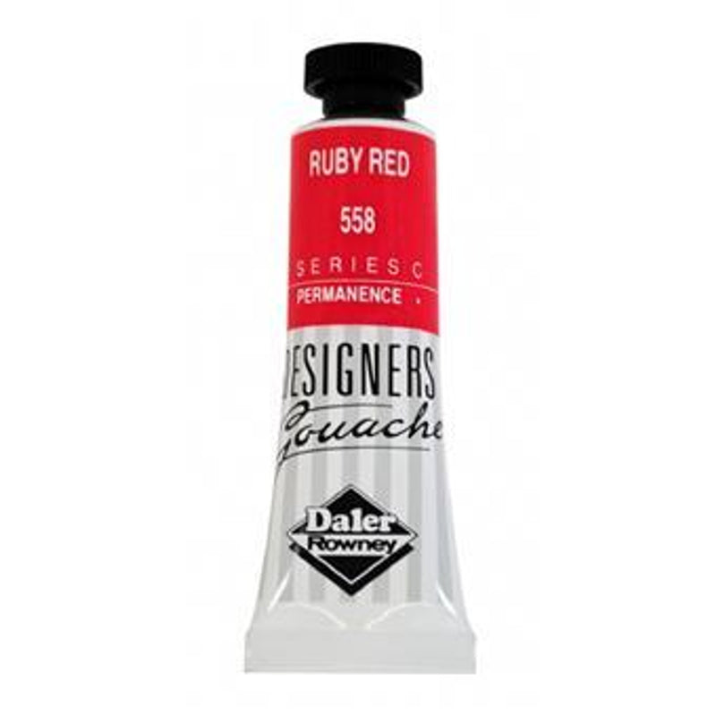 Daler Rowney Designers Gouache 15ml Ruby Red (Pack of 1)