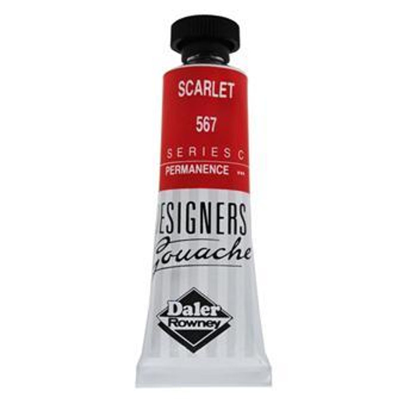 Daler Rowney Designers Gouache 15ml Scarlet (Pack of 1)