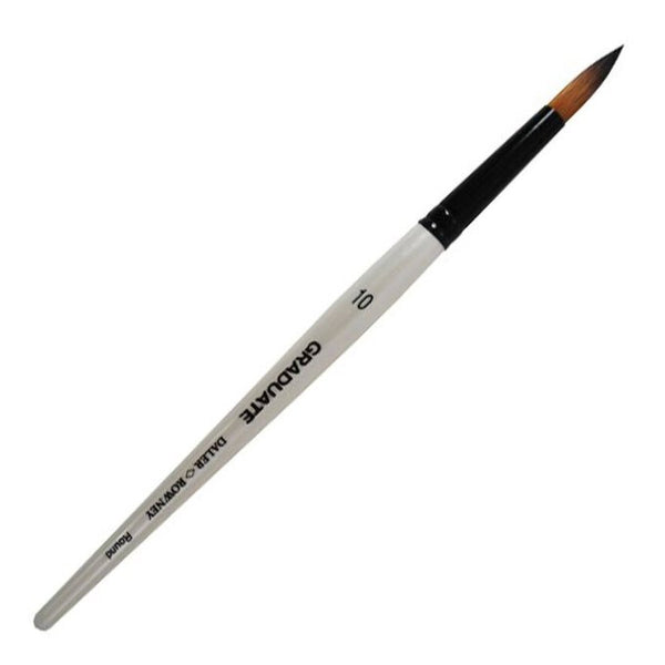 Daler-Rowney Graduate Short Handle Round Paint Brush (No 10) Pack of 1