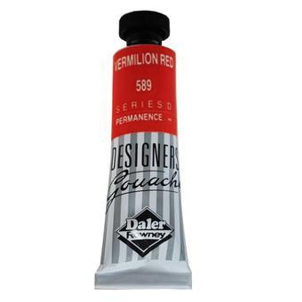 Daler Rowney Designers Gouache 15ml Vermilion Red (Pack of 1)